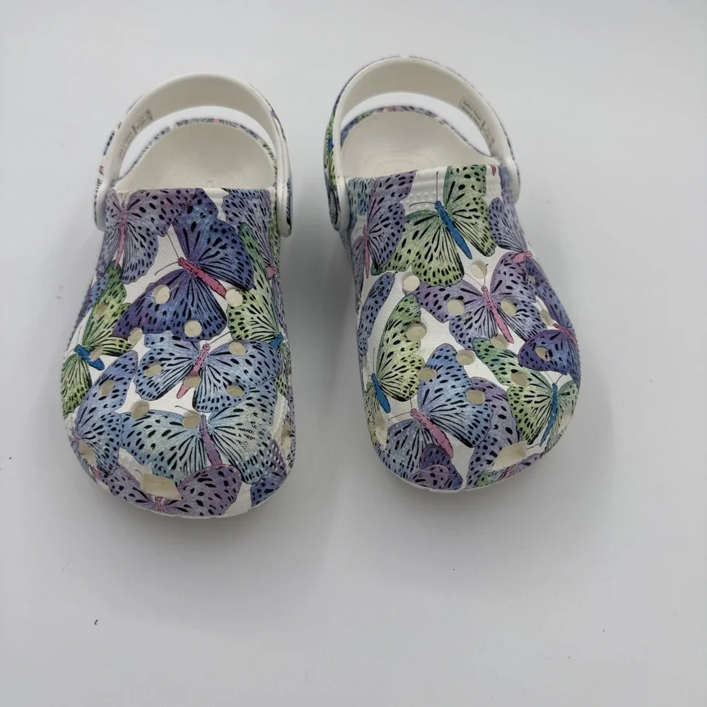Croc Kids Classic Butterfly Crocs Size 13C